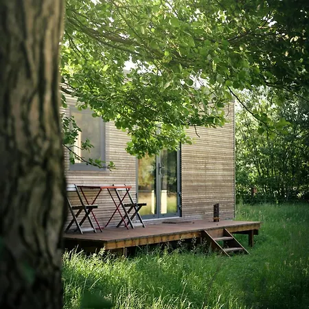 Lüks kamp alanı And Slow : Eco-responsible Tiny House *